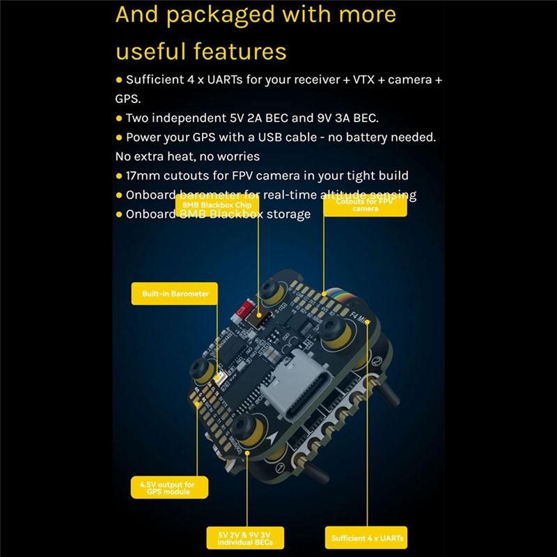 B92B for Speedybee F405 Mini S - Drone Racing Esc recension och pris