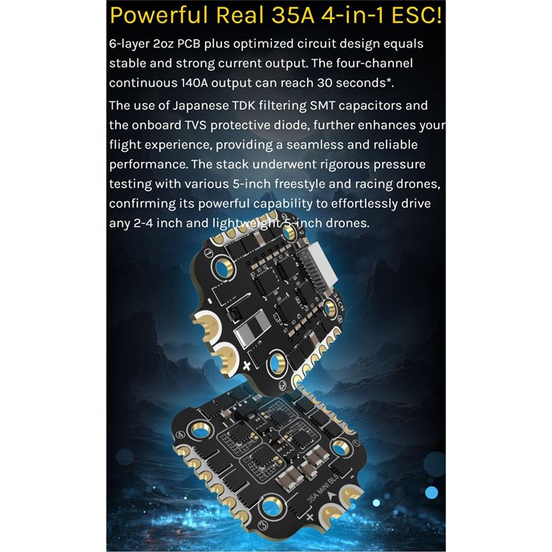 B92B for Speedybee F405 Mini S - Drone Racing Esc recension och pris