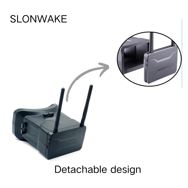 5.8G FPV Goggles 4.3 Inch 480* - Drone Racing Goggles recension och pris